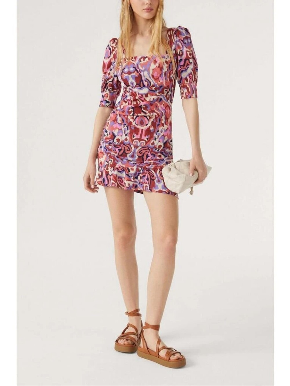 ba&sh Robe Sody Terracota Mini Dress‎